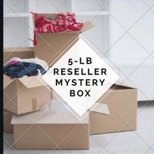 5LB reseller mixed clothing and accessories inventory box